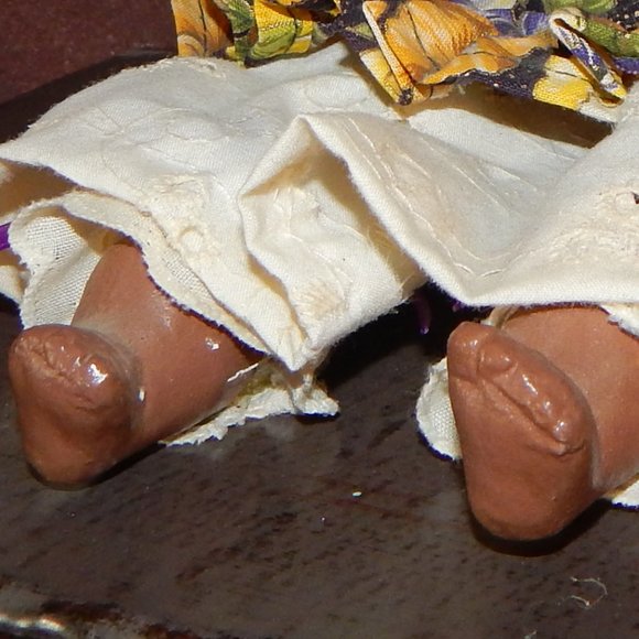 Artisian "Patsy" Pansy Flower Angel OAK Handmade with Love in 1996 - Picture 3 of 16